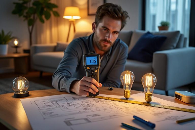 Éclairage LED puissance : la méthode simple pour calculer les lumens nécessaires