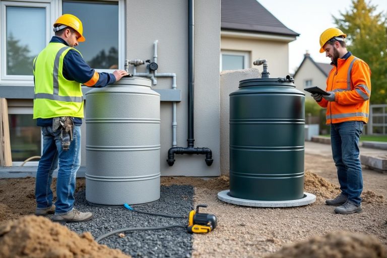 Citerne eau de pluie béton ou plastique : comment choisir ?